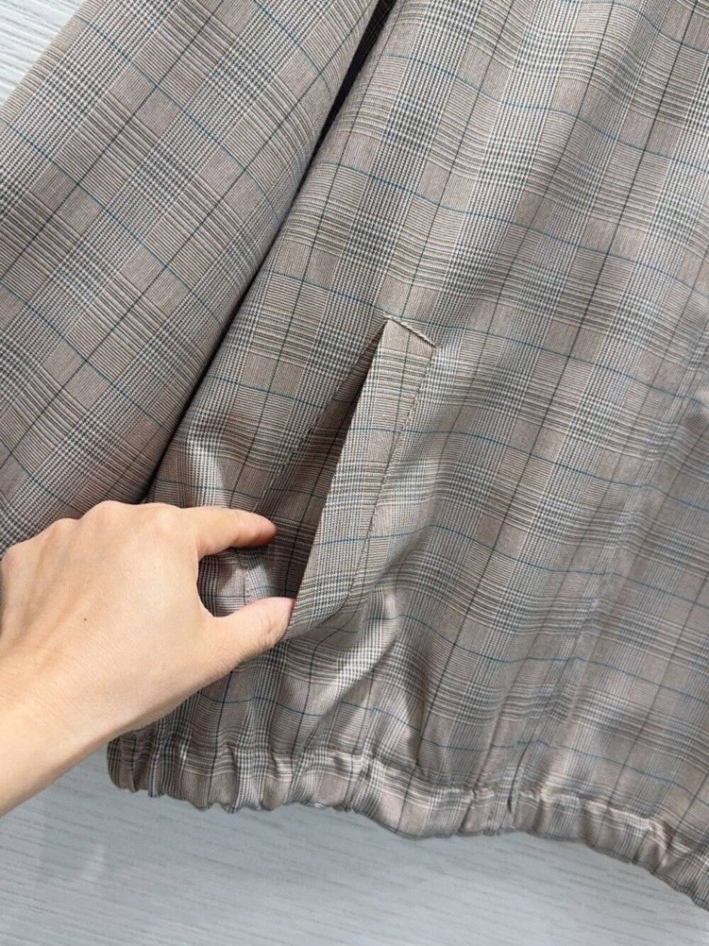 Women's Miu Miu plaid zip-up jacket for everyday wear S - Picture 4 of 8